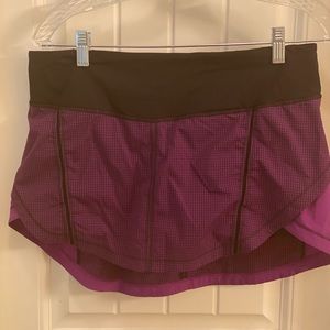 Purple lululemon skirt size 8